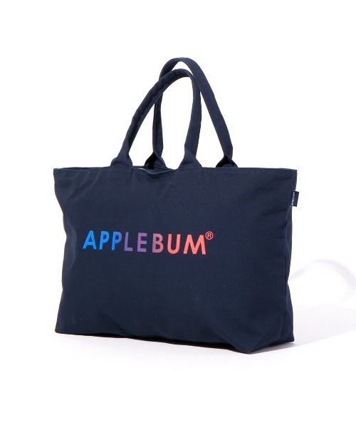APPLEBUM(アップルバム)の「Gradation Logo Zip Totebag (Knickerbocker)(トートバッグ・メンズ・ネイビー・FREE)」の6枚目の写真