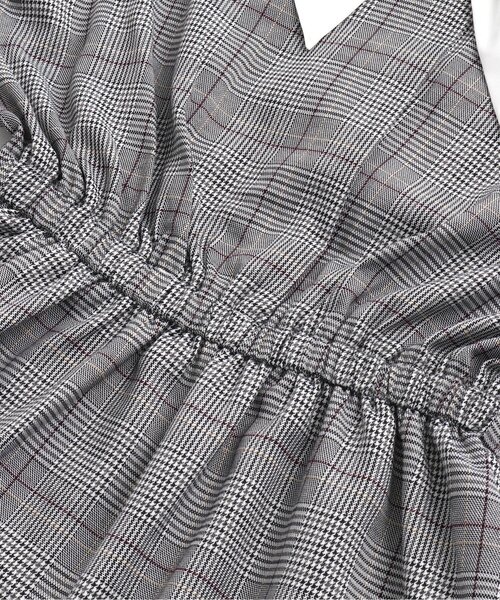 algy（アルジー）の「シャツ袖ドッキングワンピ（ワンピース・キッズ・ブラック/ブラウン/ベージュ・X-SMALL/XX-SMALL/SMALL/MEDIUM）」の9枚目の写真