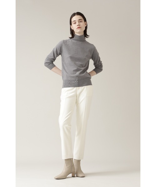 BOSCH（ボッシュ）の「◆ハイゲージタートルニット（ニット/セーター・レディース・ホワイト/ブラック/グレー/イエロー/ピンク/ライトグリーン/グリーン・38）」の11枚目の写真