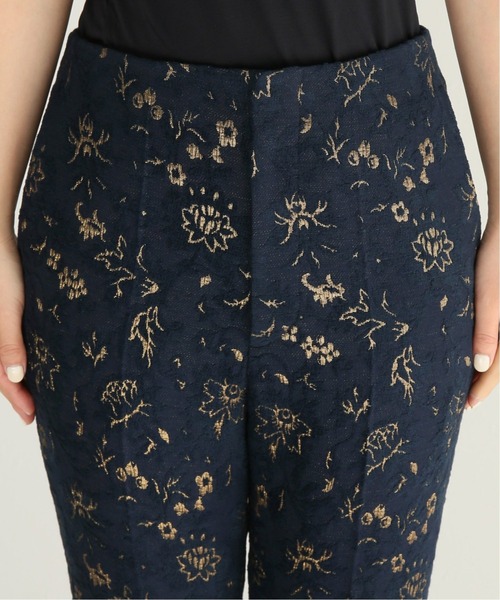 journal standard L'essage（ジャーナルスタンダードレサージュ）の「ジャカードスリムフレアパンツ◆（その他パンツ・レディース・ネイビー・38/36）」の15枚目の写真