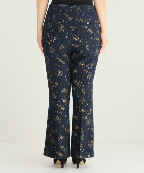 journal standard L'essage（ジャーナルスタンダードレサージュ）の「ジャカードスリムフレアパンツ◆（その他パンツ・レディース・ネイビー・38/36）」の11枚目の写真