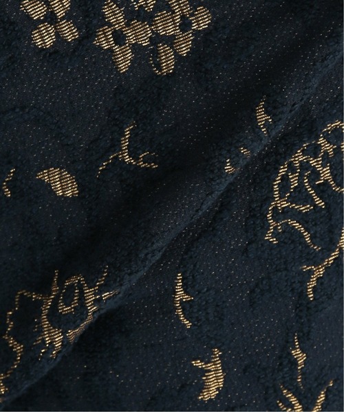 journal standard L'essage（ジャーナルスタンダードレサージュ）の「ジャカードスリムフレアパンツ◆（その他パンツ・レディース・ネイビー・38/36）」の12枚目の写真