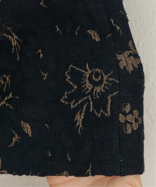 journal standard L'essage（ジャーナルスタンダードレサージュ）の「ジャカードスリムフレアパンツ◆（その他パンツ・レディース・ネイビー・38/36）」の16枚目の写真