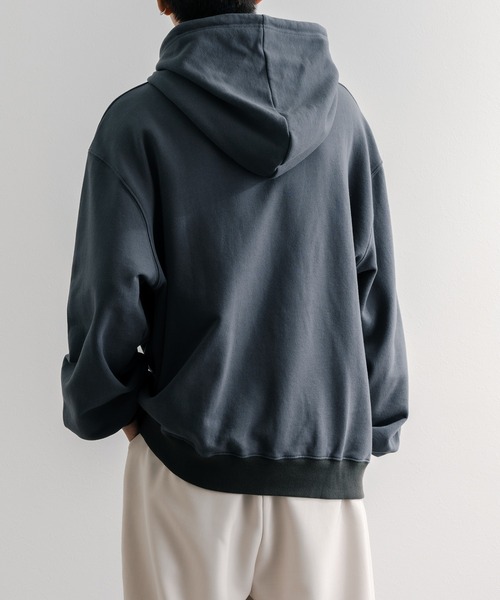 epnok（エプノック）の「ヘビーウェイトルーズパーカー（パーカー・メンズ・グレイッシュベージュ/グレイッシュブルー/モカ・MEDIUM/LARGE/SMALL）」の7枚目の写真