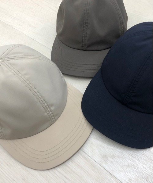 KIIT(キート)の「KIIT キート / × MASACA HAT 6 PANEL CAP マサカハット別注 6パネルキャップ ローキャップ / KIM-A59-501(キャップ・メンズ・ダークブラウン/ダークネイビー/ライトベージュ・FREE)」の6枚目の写真