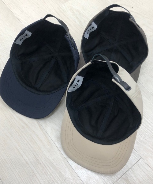 KIIT(キート)の「KIIT キート / × MASACA HAT 6 PANEL CAP マサカハット別注 6パネルキャップ ローキャップ / KIM-A59-501(キャップ・メンズ・ダークブラウン/ダークネイビー/ライトベージュ・FREE)」の4枚目の写真