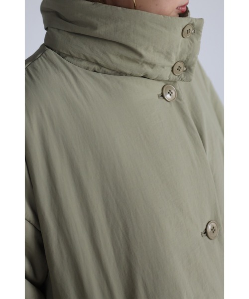 Bonjour Sagan(ボンジュールサガン)の「スタンドカラーダウンコート(ダウンジャケット/コート・レディース・ブラック/ライトグリーン/ライトベージュ/カーキ/ベージュ・FREE)」の20枚目の写真