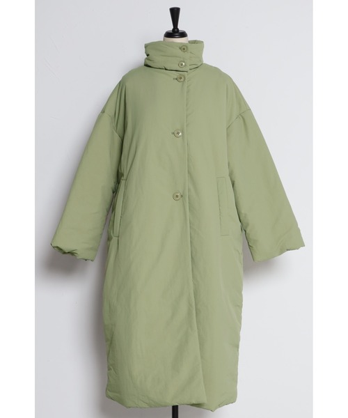 Bonjour Sagan(ボンジュールサガン)の「スタンドカラーダウンコート(ダウンジャケット/コート・レディース・ブラック/ライトグリーン/ライトベージュ/カーキ/ベージュ・FREE)」の22枚目の写真