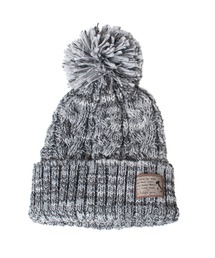 14+ | イタリア糸ポン付きニット帽(ニットキャップ/ビーニー)