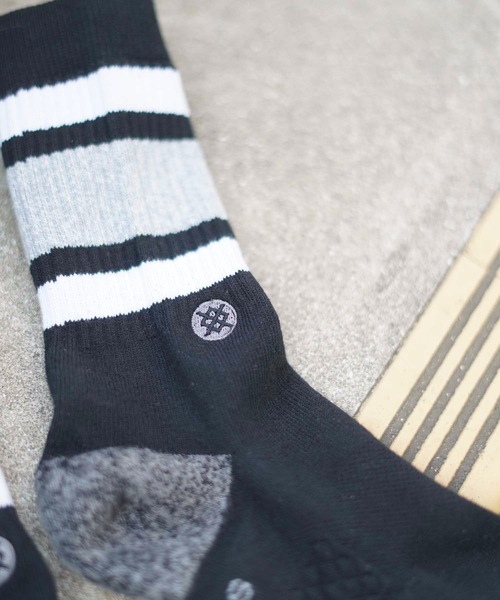 STANCE(スタンス)の「【STANCE / スタンス】BOYD ST / ラインソックス / INFIKNIT (インフィニット)(ソックス/靴下・メンズ・ブラック/ブルー/ホワイト/オフホワイト/ホワイト系その他/レッド系その他・SMALL/LARGE)」の22枚目の写真