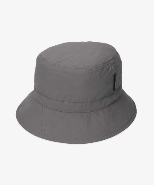 WILD THINGS（ワイルドシングス）の「WILD THINGS SUPPLEX NYLON BUCKET HAT（ハット・メンズ・ブラック/ベージュ/グレー/グリーン/カモフラージュ・ONE SIZE）」の3枚目の写真