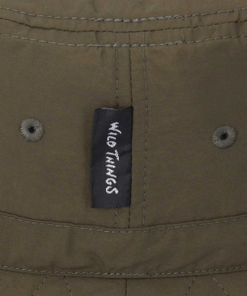 WILD THINGS（ワイルドシングス）の「WILD THINGS SUPPLEX NYLON BUCKET HAT（ハット・メンズ・ブラック/ベージュ/グレー/グリーン/カモフラージュ・ONE SIZE）」の16枚目の写真