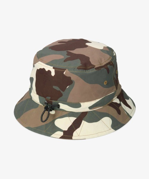 WILD THINGS（ワイルドシングス）の「WILD THINGS SUPPLEX NYLON BUCKET HAT（ハット・メンズ・ブラック/ベージュ/グレー/グリーン/カモフラージュ・ONE SIZE）」の7枚目の写真