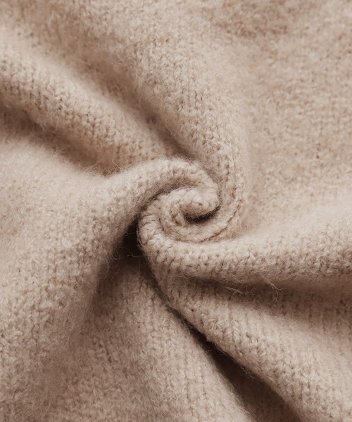 reca(レカ)の「ゆるシルエットで華奢見え叶う!ドルマンスリーブハイネックリブタートルニット(ニット/セーター・レディース・ダークブラウン/オートミール/ベージュ/チャコールグレー/ブルーグレー・M)」の13枚目の写真