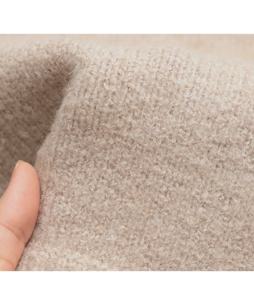 reca(レカ)の「ゆるシルエットで華奢見え叶う!ドルマンスリーブハイネックリブタートルニット(ニット/セーター・レディース・ダークブラウン/オートミール/ベージュ/チャコールグレー/ブルーグレー・M)」の20枚目の写真