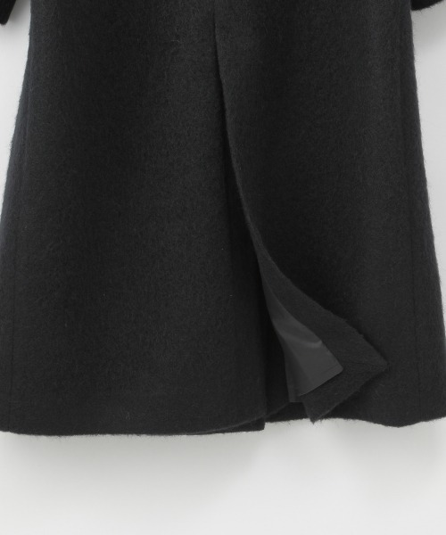 yuw（ユウ）の「モヘヤシャギーセーラーコート　257950（チェスターコート・レディース・ブラウン・FREE）」の6枚目の写真