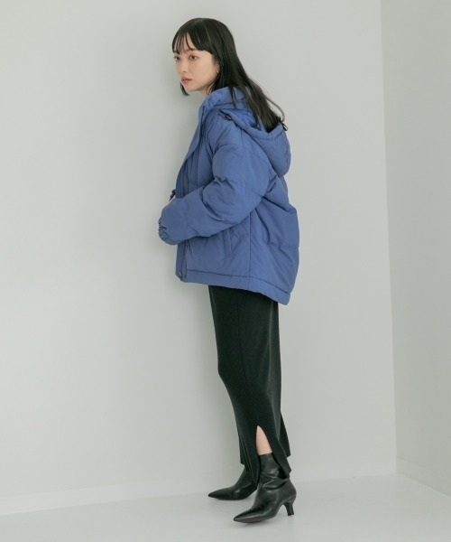 ローリーズファーム  エアサーマルフードジャケット 楽天市場】【SALE／50%OFF】エアサーマルフードブルゾン LOWRYS