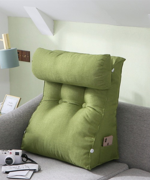 aimoha（アイモハ）の「【おうち時間＆テレワークの味方！】クッション付き腰掛クッション（クッション/クッションカバー・レディース・オフホワイト/ベージュ/ライトブルー/グリーン/グレー/ネイビー・FREE）」の10枚目の写真