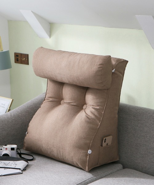 aimoha（アイモハ）の「【おうち時間＆テレワークの味方！】クッション付き腰掛クッション（クッション/クッションカバー・レディース・オフホワイト/ベージュ/ライトブルー/グリーン/グレー/ネイビー・FREE）」の9枚目の写真