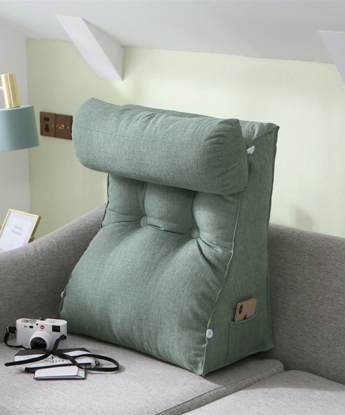 aimoha（アイモハ）の「【おうち時間＆テレワークの味方！】クッション付き腰掛クッション（クッション/クッションカバー・レディース・オフホワイト/ベージュ/ライトブルー/グリーン/グレー/ネイビー・FREE）」の11枚目の写真