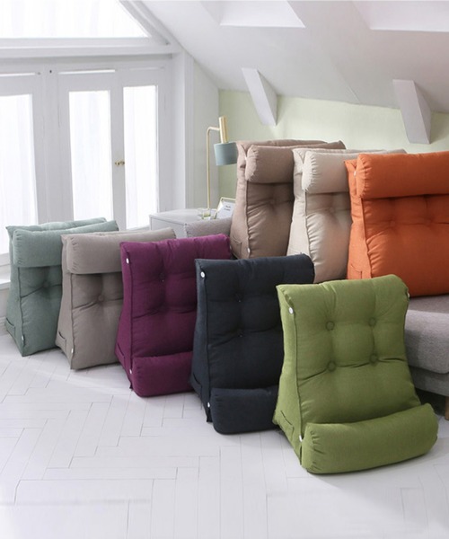 aimoha（アイモハ）の「【おうち時間＆テレワークの味方！】クッション付き腰掛クッション（クッション/クッションカバー・レディース・オフホワイト/ベージュ/ライトブルー/グリーン/グレー/ネイビー・FREE）」の15枚目の写真