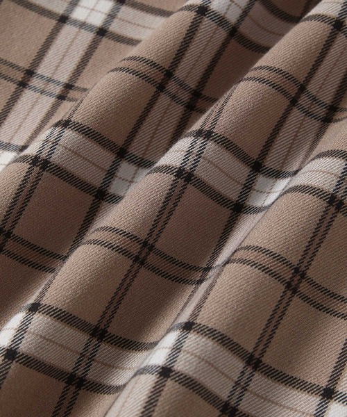 ROPE' PICNIC(ロペピクニック)の「【WEB限定】ロングチェックキルトスカート(スカート・レディース・グレー系その他/ベージュ系その他/チャコールグレー・40/38)」の12枚目の写真