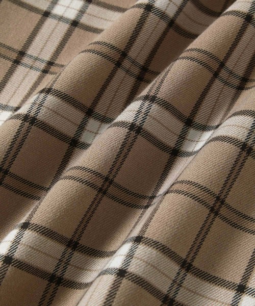 ROPE' PICNIC(ロペピクニック)の「【WEB限定】ロングチェックキルトスカート(スカート・レディース・グレー系その他/ベージュ系その他/チャコールグレー・40/38)」の19枚目の写真