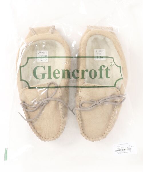 salle de bal（サルデバル）の「GLENCROFT / グレンクロフト  ウールモカシン シューズ GLEN CROFT DB32 IPJ（スリッポン・レディース・ベージュ・6/3/4/5）」の3枚目の写真