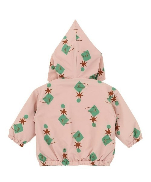 moimoln(モイモルン)の「ムーンショット柄化繊フリースブルゾン(ブルゾン・キッズ・ライトイエロー/ピンク・100cm/110cm/120cm/130cm/90cm)」の3枚目の写真