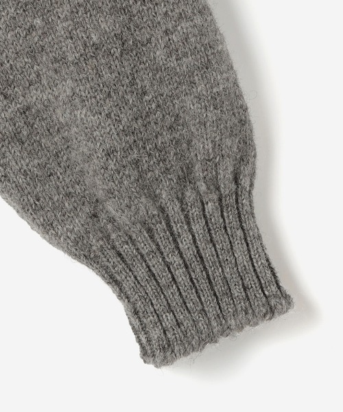 Jamieson's of Shetland(ジャミーソンズオブシェトランド)の「【Jamieson's Knitwear】クルーネックニット MEN(ニット/セーター・メンズ・グレー/Nat/グリーン/レッド/ベージュ/パープル/ブラック/ブルー・46/50/48)」の21枚目の写真