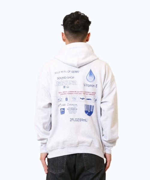 UNION（ユニオン）の「SOUND BOY HOODIE BALANSA（パーカー・メンズ・グレー・MEDIUM/X-LARGE/LARGE）」の3枚目の写真