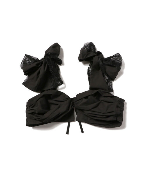 Ray BEAMS（レイビームス）の「MIYAO × Ray BEAMS / 別注 リボン ビスチェ（その他トップス・レディース・ブラック・ONE SIZE）」の2枚目の写真