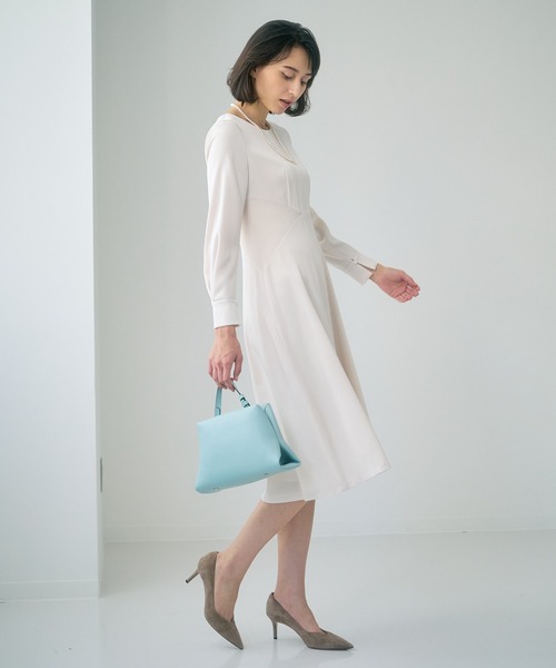 ANAYI（アナイ）の「ワンハンドルショルダー バッグ（ハンドバッグ・レディース・ライトブルー/ベージュ・FREE）」の8枚目の写真