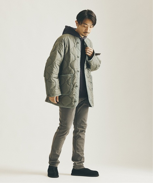 JOURNAL STANDARD（ジャーナルスタンダード）の「※M65 カラーライナー キルティングジャケット（ミリタリージャケット・メンズ・カーキ/イエロー/ライトグリーン・MEDIUM/LARGE）」の16枚目の写真