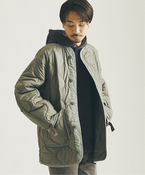 JOURNAL STANDARD（ジャーナルスタンダード）の「※M65 カラーライナー キルティングジャケット（ミリタリージャケット・メンズ・カーキ/イエロー/ライトグリーン・MEDIUM/LARGE）」の18枚目の写真