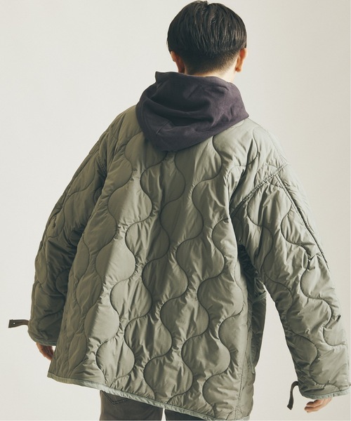 JOURNAL STANDARD（ジャーナルスタンダード）の「※M65 カラーライナー キルティングジャケット（ミリタリージャケット・メンズ・カーキ/イエロー/ライトグリーン・MEDIUM/LARGE）」の19枚目の写真