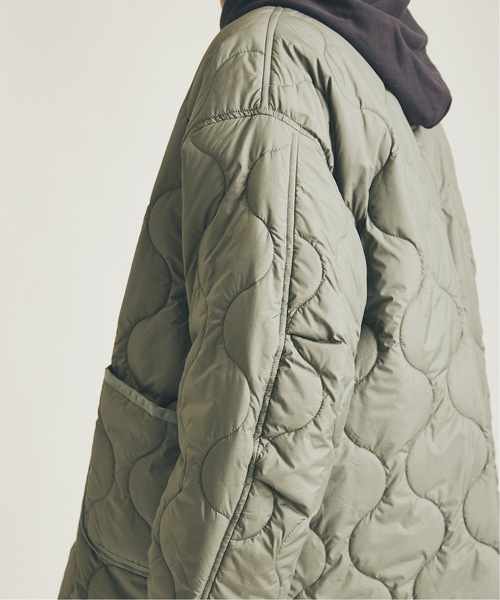 JOURNAL STANDARD（ジャーナルスタンダード）の「※M65 カラーライナー キルティングジャケット（ミリタリージャケット・メンズ・カーキ/イエロー/ライトグリーン・MEDIUM/LARGE）」の21枚目の写真