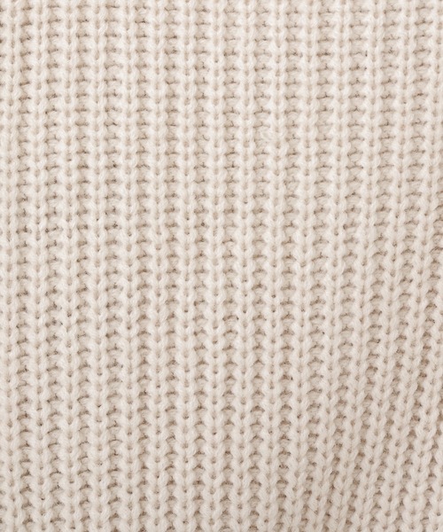 frames RAY CASSIN（フレームスレイカズン）の「【WEB限定】BIGカラー片畦2WAYニットカーディガン（カーディガン/ボレロ・レディース・ホワイト/ブラック/ターコイズブルー/オレンジ・FREE）」の6枚目の写真