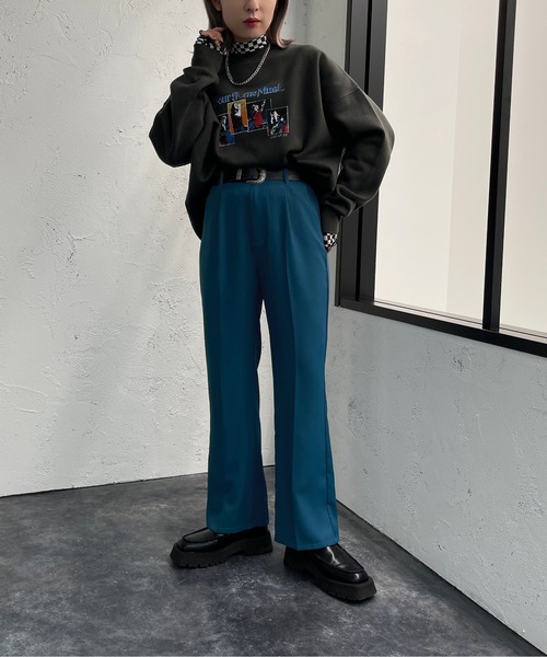 apres jour mignon（アプレジュールミニョン）の「チェッカーフラッグインナー【ZOZOTOWN限定アイテム】（その他トップス・レディース・ブラック/オレンジ/グリーン・フリー/X-LARGE）」の20枚目の写真