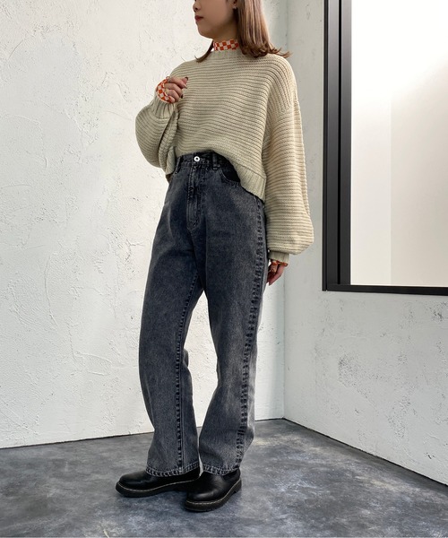 apres jour mignon（アプレジュールミニョン）の「チェッカーフラッグインナー【ZOZOTOWN限定アイテム】（その他トップス・レディース・ブラック/オレンジ/グリーン・フリー/X-LARGE）」の17枚目の写真