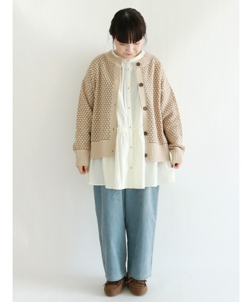 Samansa Mos2（サマンサ モスモス）の「ラーベン編みニット