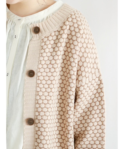 Samansa Mos2（サマンサ モスモス）の「ラーベン編みニット