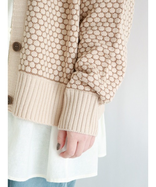 Samansa Mos2（サマンサ モスモス）の「ラーベン編みニット