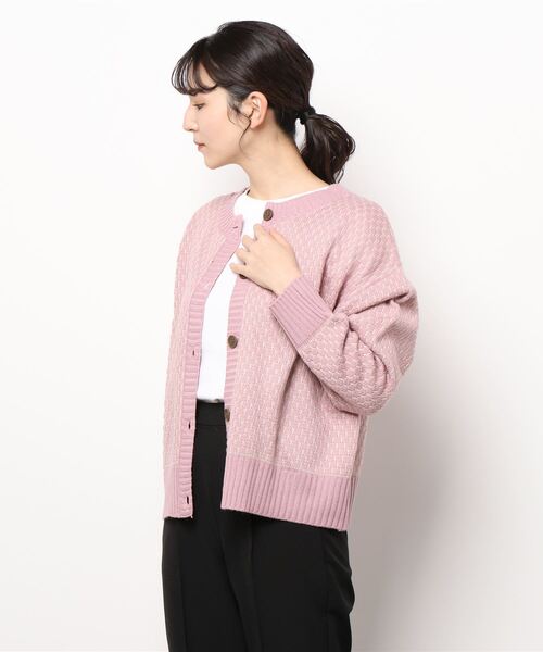 Samansa Mos2（サマンサ モスモス）の「ラーベン編みニット