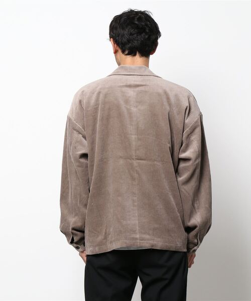 JUNRED（ジュンレッド）の「【セットアップ対応】コーデュロイCPOブルゾン（ブルゾン・メンズ・チャコールグレー/ブラウン/オフホワイト・S/M/L）」の6枚目の写真
