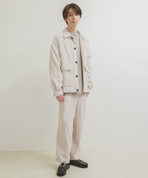 JUNRED（ジュンレッド）の「【セットアップ対応】コーデュロイCPOブルゾン（ブルゾン・メンズ・チャコールグレー/ブラウン/オフホワイト・S/M/L）」の15枚目の写真