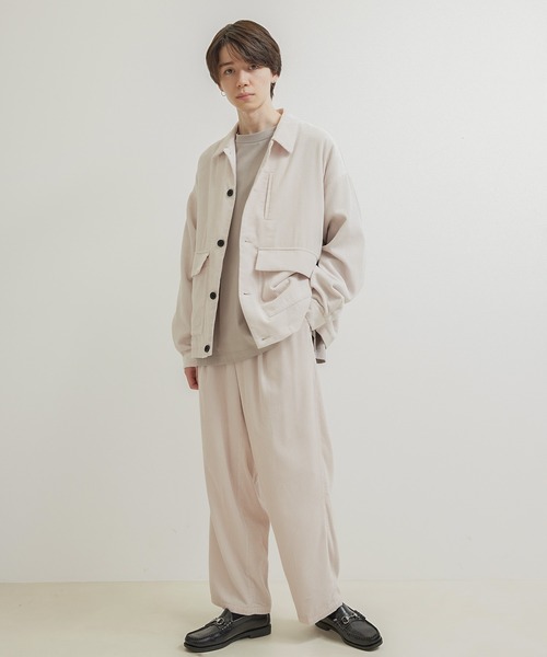 JUNRED（ジュンレッド）の「【セットアップ対応】コーデュロイCPOブルゾン（ブルゾン・メンズ・チャコールグレー/ブラウン/オフホワイト・S/M/L）」の16枚目の写真