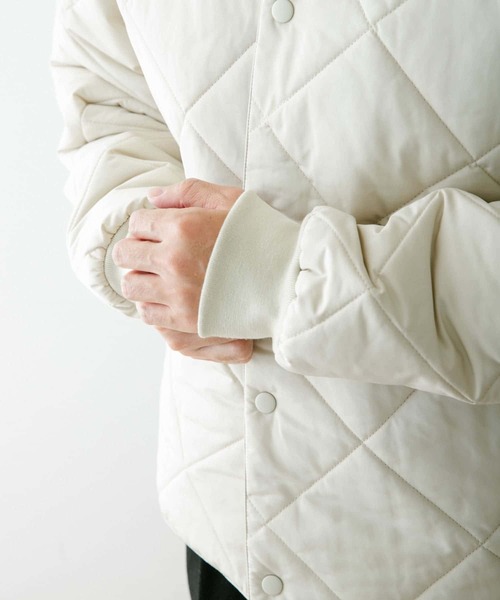 ITEMS URBANRESEARCH(アイテムズ アーバンリサーチ)の「中綿リブ キルティングジャケット(その他アウター・メンズ・ブラック/ベージュ/ネイビー/ブラウン・MEDIUM/LARGE)」の14枚目の写真