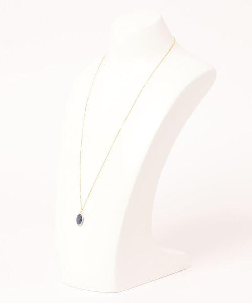 collex(コレックス)の「【Ljud/ユード】ベゼル天然石ネックレス サファイア(ネックレス・レディース・ブルー・フリー)」の2枚目の写真