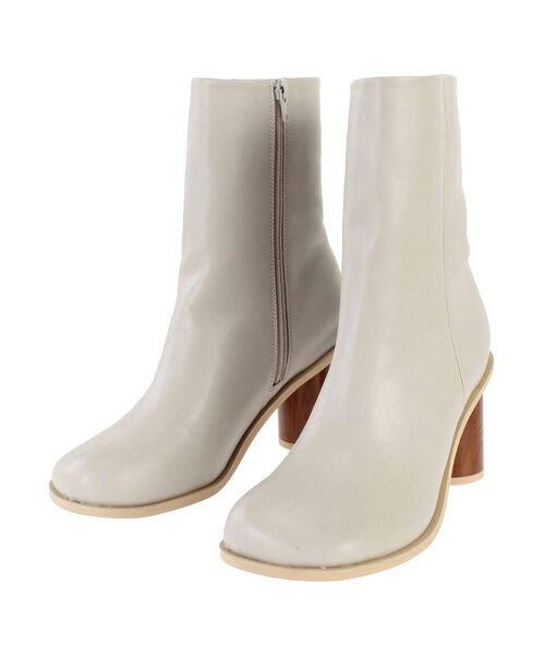 EMODA（エモダ）の「サークルヒールショートブーツ（ブーツ・レディース・ブラック/グレー・SMALL/MEDIUM/LARGE）」の22枚目の写真